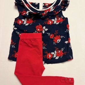 Janie and Jack girls shirt and pants.